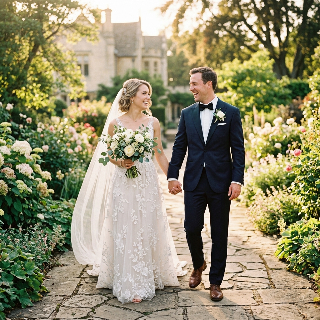 Newlyweds Walk